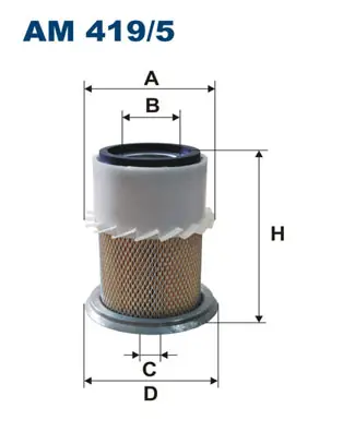 Luchtfilter Filtron AM 419\\/5 Finale Uitverkoop