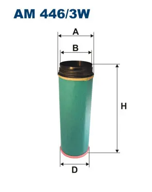 Merkproduct Oliefilter Filtron AM 446\\/3W