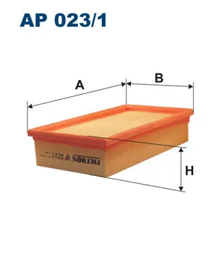 Luchtfilter Filtron AP 023\\/1 Snelle Levering