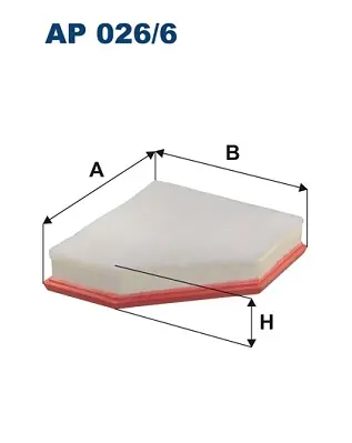 Exclusief Luchtfilter Filtron AP 026\\/6
