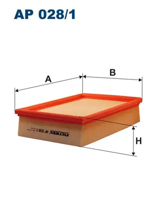 Authentiek Luchtfilter Filtron AP 028\\/1