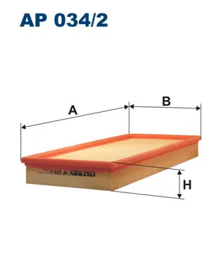 Nieuwe Collectie Luchtfilter Filtron AP 034\\/2