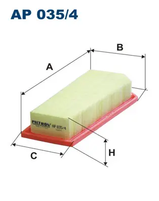 Hoge Kwaliteit Luchtfilter Filtron AP 035\\/4