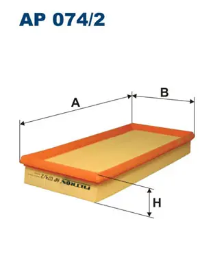 Populair Luchtfilter Filtron AP 074\\/2