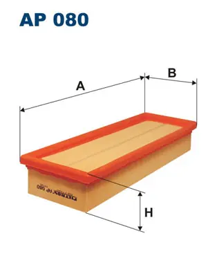 Populair Luchtfilter Filtron AP 080