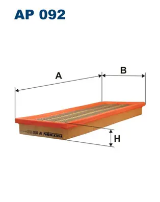 Luchtfilter Filtron AP 092 Beperkt Aanbod