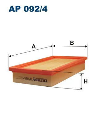 Lage Kosten Luchtfilter Filtron AP 092\\/4