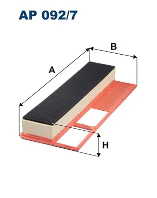 Luchtfilter Filtron AP 092\\/7 Gecertificeerd