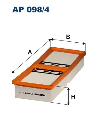 Luchtfilter Filtron AP 098\\/4 Meest Verkocht