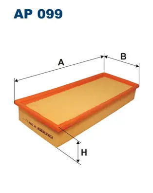 In De Mode Luchtfilter Filtron AP 099