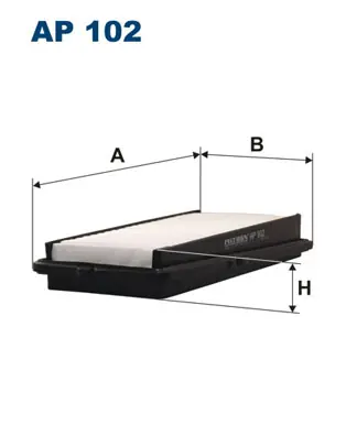 In De Mode Luchtfilter Filtron AP 102