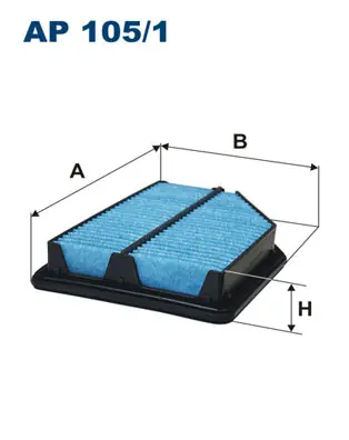 Dagaanbieding Luchtfilter Filtron AP 105\\/1