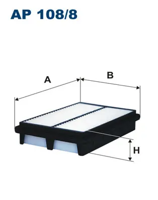 Luchtfilter Filtron AP 108\\/8 Voordeelprijs