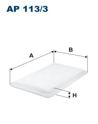Luchtfilter Filtron AP 113\\/3 Populair
