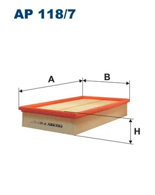 Luchtfilter Filtron AP 118\\/7 Beperkt Aanbod
