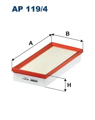 Luchtfilter Filtron AP 119\\/4 Shop Nu