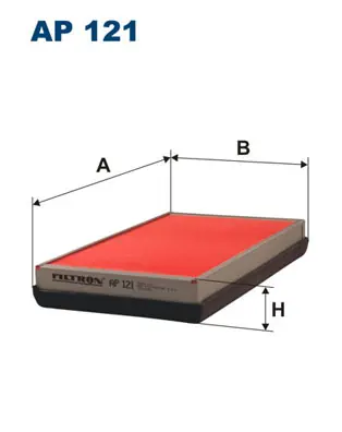 Ambachtelijk Luchtfilter Filtron AP 121