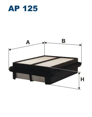 Luchtfilter Filtron AP 125 Luxe