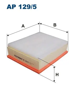 Tijdelijk Beschikbaar Luchtfilter Filtron AP 129\\/5