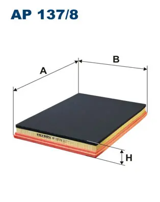 Wereldwijde Verzending Luchtfilter Filtron AP 137\\/8
