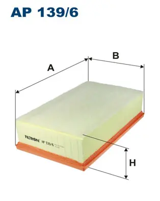 Luchtfilter Filtron AP 139\\/6 Alleen Vandaag