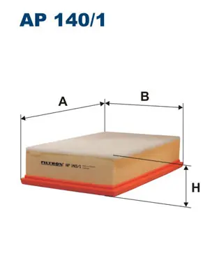Gratis Retour Luchtfilter Filtron AP 140\\/1