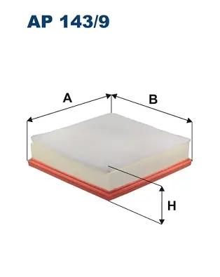 Luchtfilter Filtron AP 143\\/9 Populair