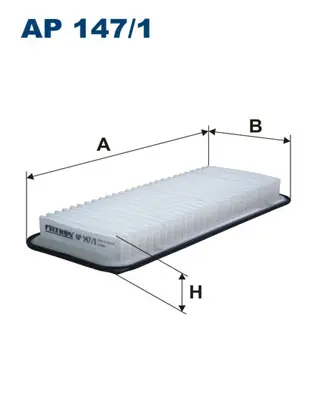 Geld-Terug-Garantie Luchtfilter Filtron AP 147\\/1