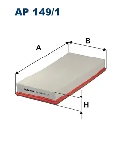 Koop Online Luchtfilter Filtron AP 149\\/1