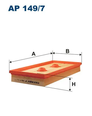 Op = Op Luchtfilter Filtron AP 149\\/7