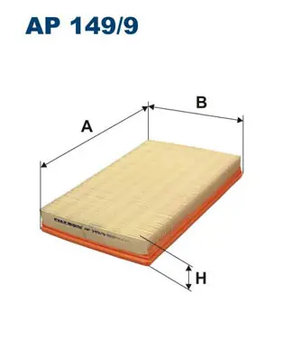 Luchtfilter Filtron AP 149\\/9 Tijdelijk Beschikbaar