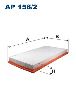 Nieuwe Collectie Luchtfilter Filtron AP 158\\/2