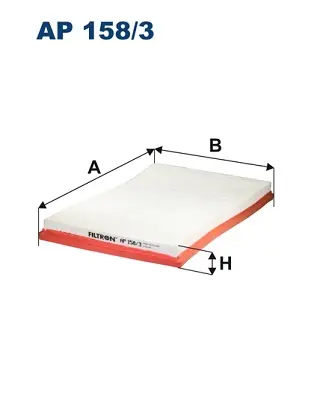 Luchtfilter Filtron AP 158\\/3 Alleen Vandaag
