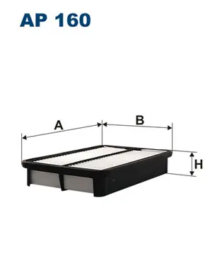 Direct Verzonden Luchtfilter Filtron AP 160