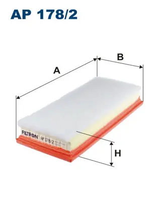 Luchtfilter Filtron AP 178\\/2 Plaats Bestelling