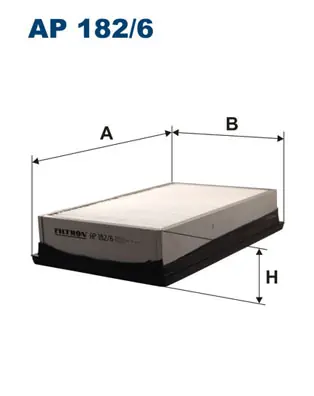 Aanbieding Luchtfilter Filtron AP 182\\/6