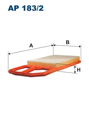 Authentiek Luchtfilter Filtron AP 183\\/2