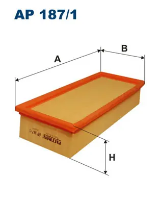 Luchtfilter Filtron AP 187\\/1 Bestseller