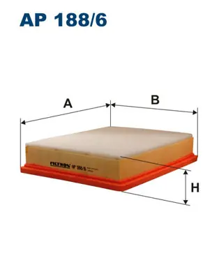 Luchtfilter Filtron AP 188\\/6 Hete Deal