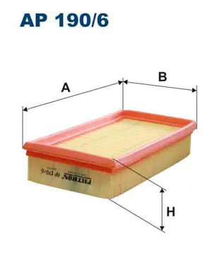 Luchtfilter Filtron AP 190\\/6 Wereldwijde Verzending