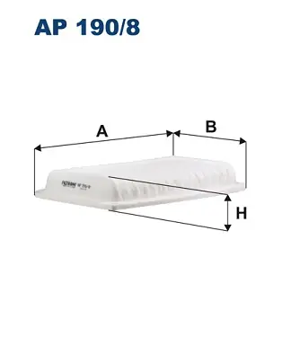 Ambachtelijk Luchtfilter Filtron AP 190\\/8