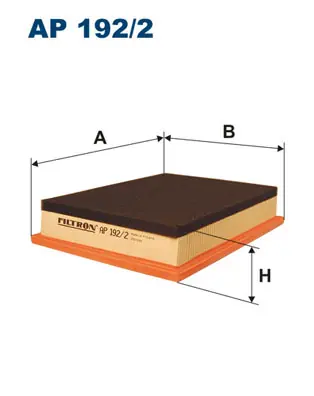 Luchtfilter Filtron AP 192\\/2 Authentiek