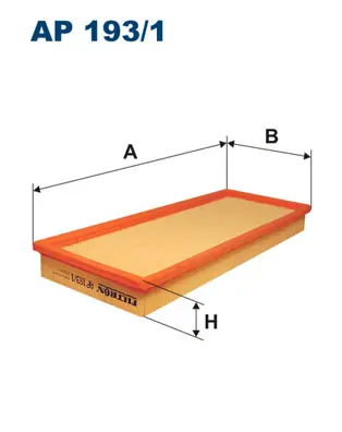 Luchtfilter Filtron AP 193\\/1 Korting