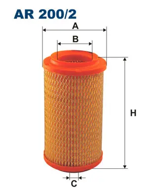 Luchtfilter Filtron AR 200\\/2 Tijdelijk Beschikbaar