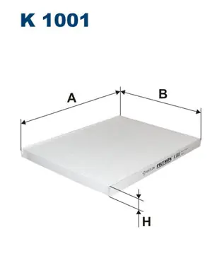 Interieurfilter Filtron K 1001 Gratis Verzending