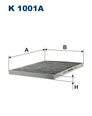 Interieurfilter Filtron K 1001A Fabrieksprijs