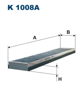 Interieurfilter Filtron K 1008A Bulkbestelling