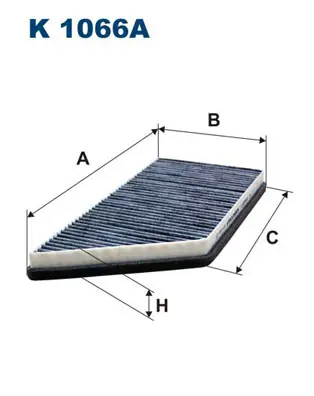 Interieurfilter Filtron K 1066A Gratis Retour