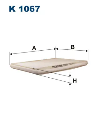 Interieurfilter Filtron K 1067 Populair