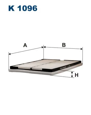 Interieurfilter Filtron K 1096 Nieuw